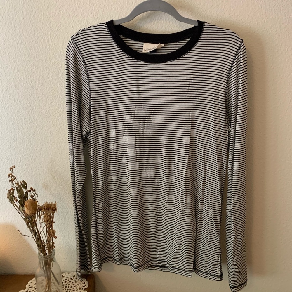 striped long sleeve shirt